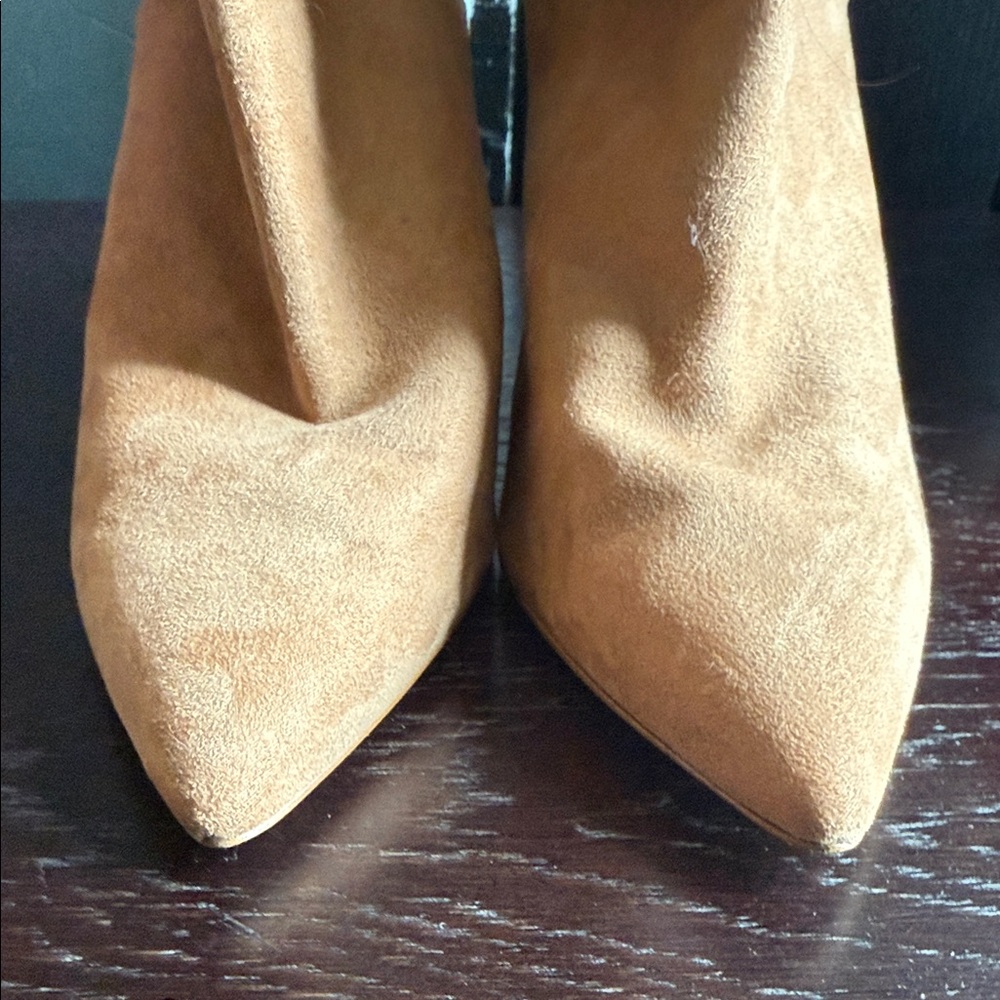 NEW Aldo Tan Suede Heeled Boots for you